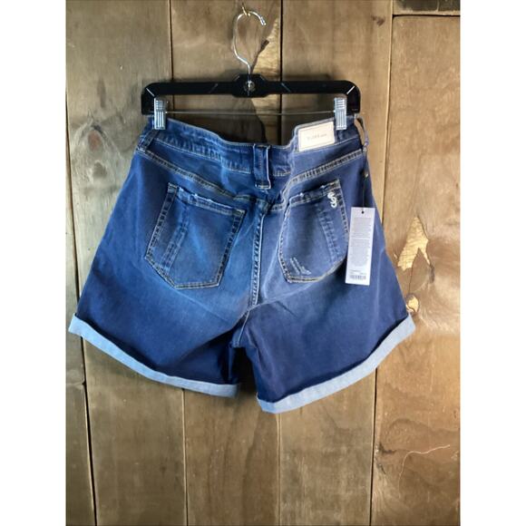 Slink Jeans Curvy Cuffed Jean Shorts Size 18 - Picture 3 of 4